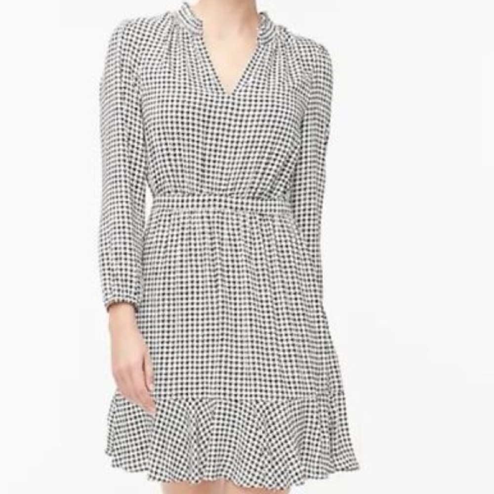 J. Crew Black and White Houndstooth Dress - Picture 7 of 9